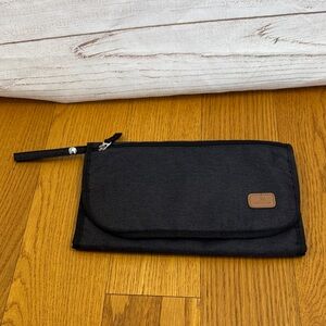 Black Dikaslon diaper changing pad for babies toddlers